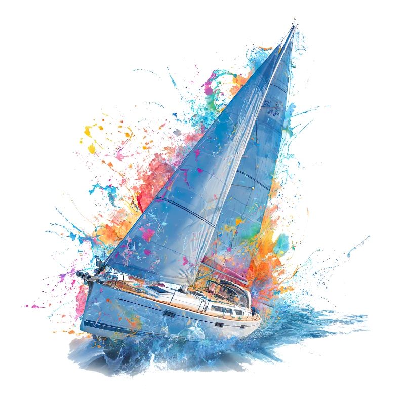 Explosion de couleurs de rêve de navigation