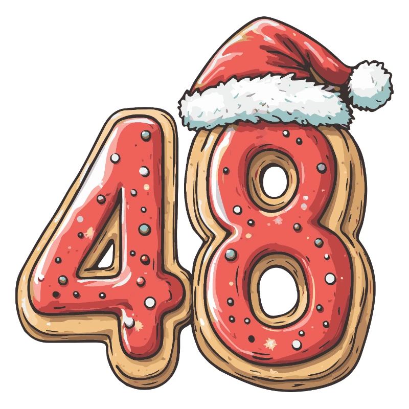 48 Numéro Biscuit Noël