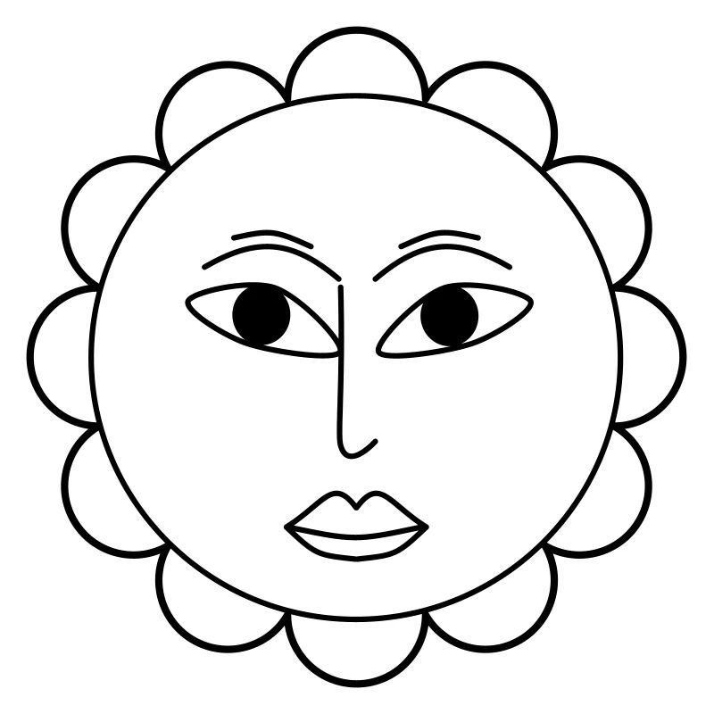 Schlichte Blume