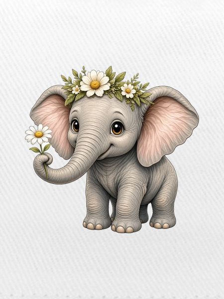 Cute Elephant – Daisy Trunk Friend