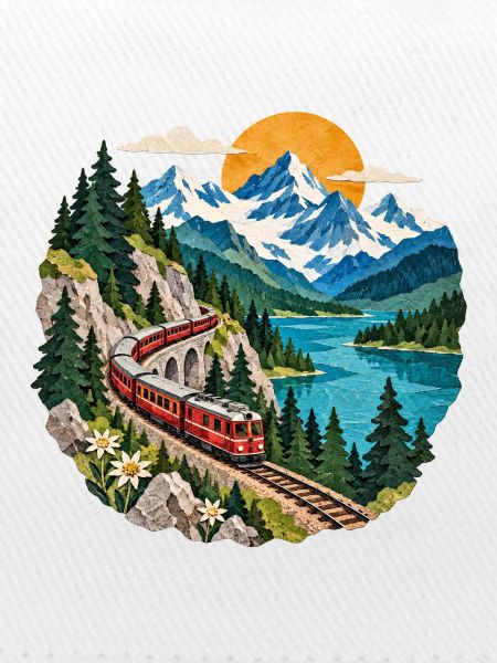 Bergbahn am See Panorama