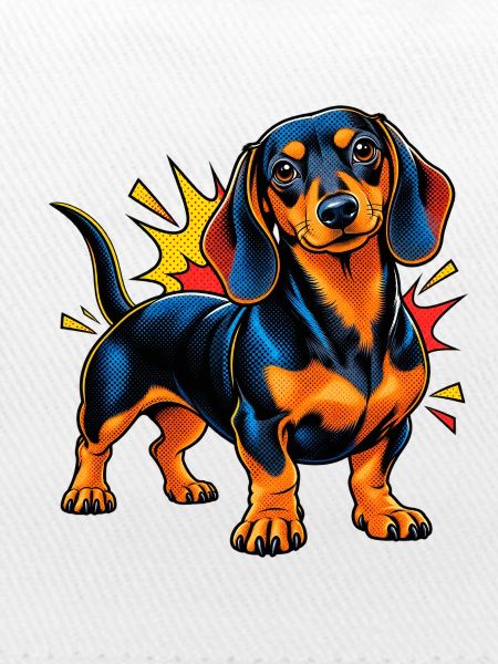 Dackel – Comic Pop Art