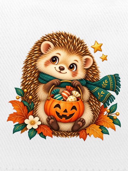 Igel-Herbst-Kürbis Halloween