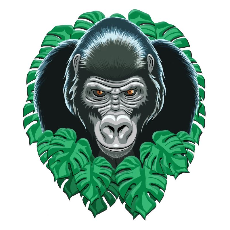 Gorilla head