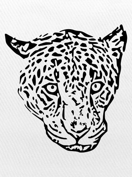 leopard schwarz