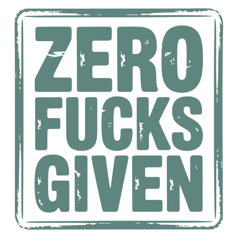 Bittersweet Zero Fucks Design