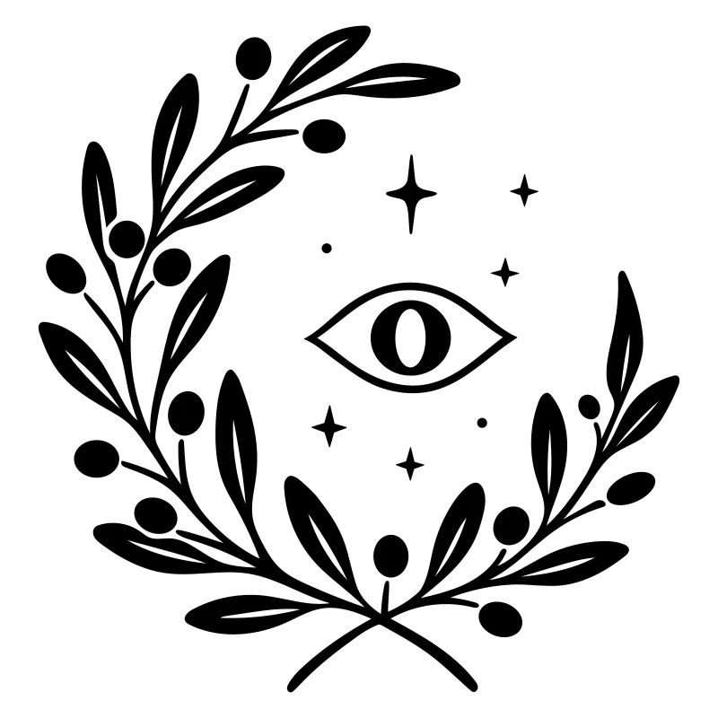 Yule mystique avec un œil - Yule de Noël