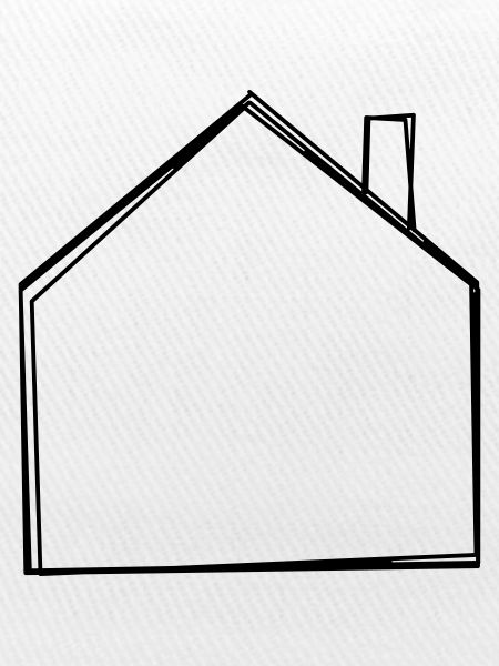 Haus handgezeichnet