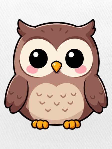 Niedliche Eule Kawaii Geschenk 