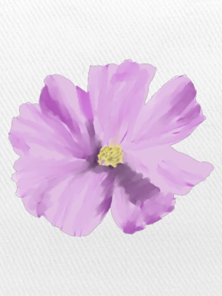 Lilas fleur aquarelle