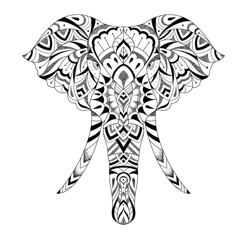 Éléphant graphique