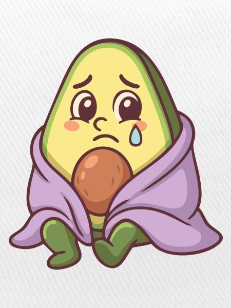 Avocat triste
