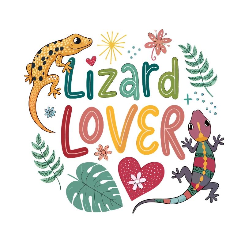 Lizard Lover Illustration