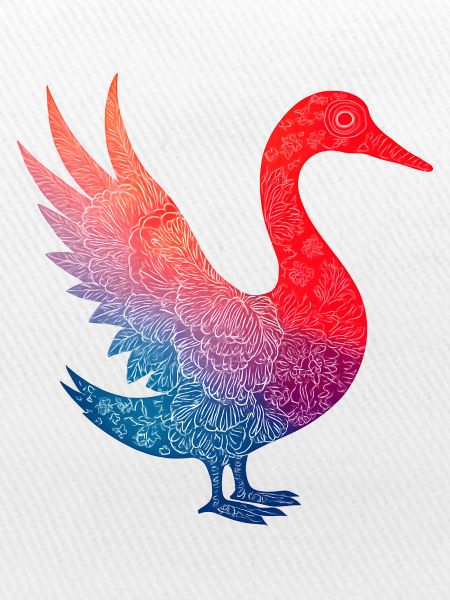 Buntes Flamingo-Blumenmuster
