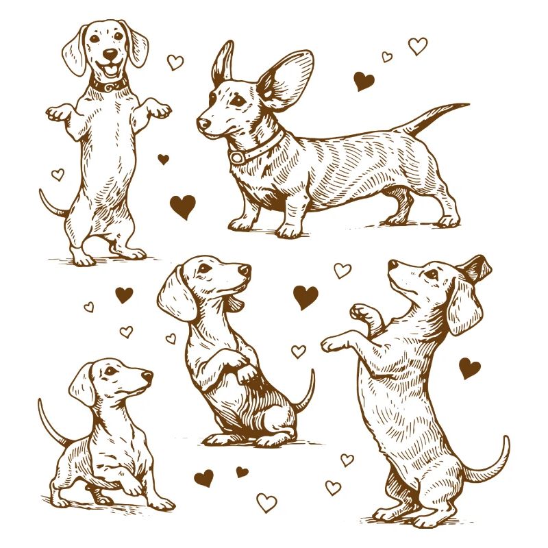 Teckel Teckel Chiens Teckels Teckel Chien teckel Teckel