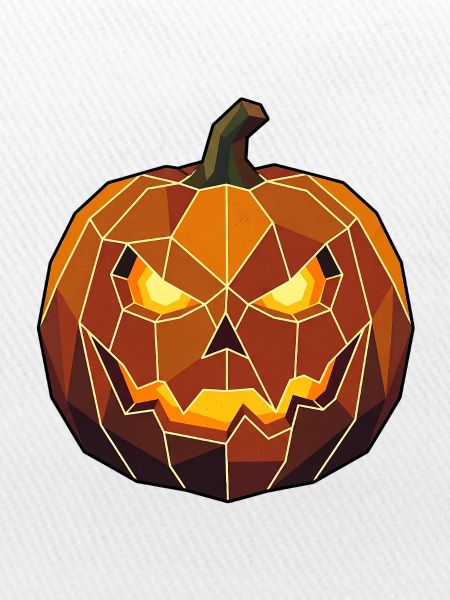 Halloween Poly Kürbis
