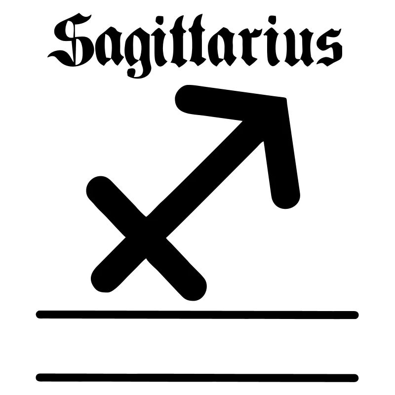 Sagittarius name banner Sagittarius