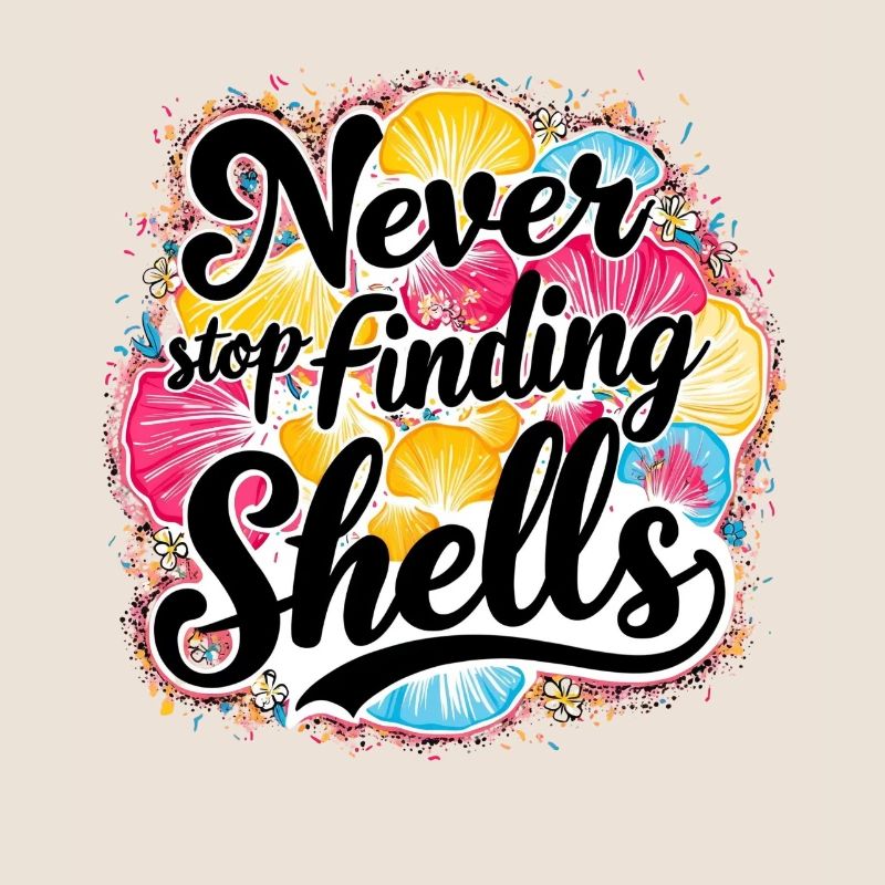 Never Stop Finding Shells Design