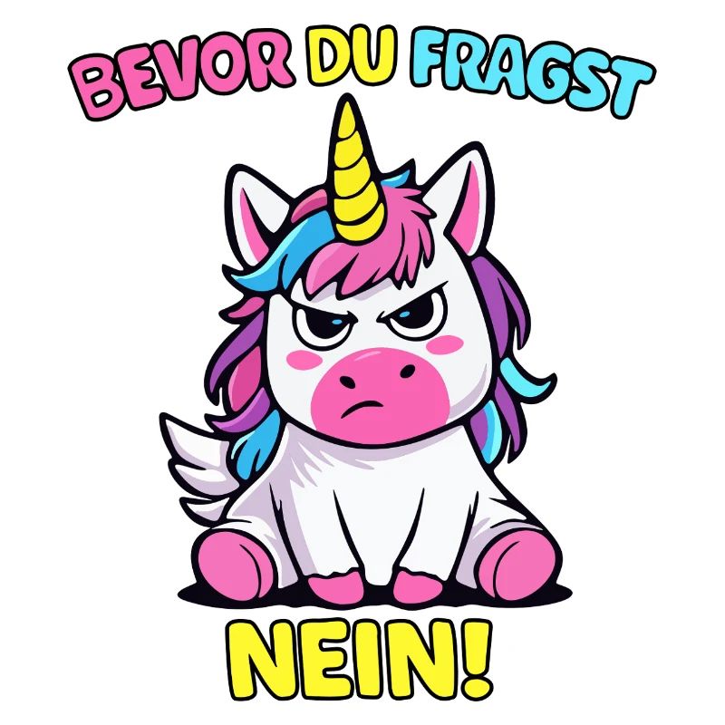 Bevor Du Fragst Nein Einhorn
