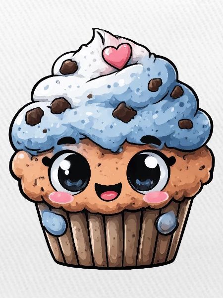 Kawaii Cupcake Herzglück