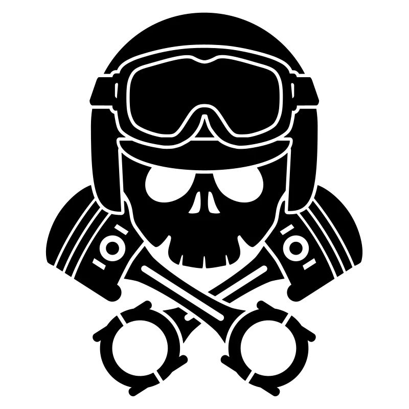 kolben schädel helm
