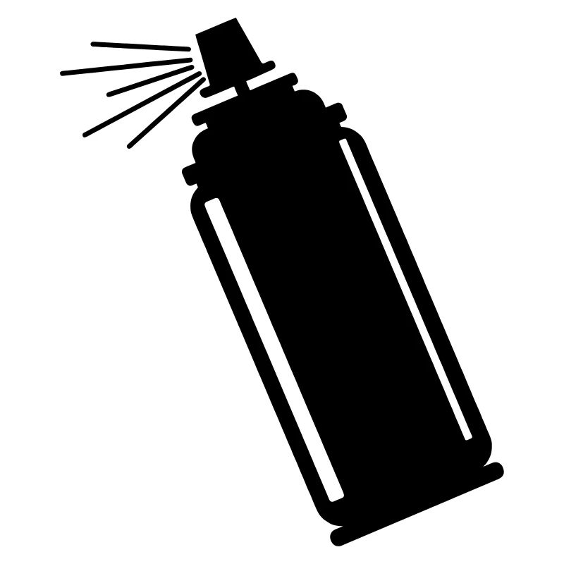 Spray can with jet for painter, grafiti a