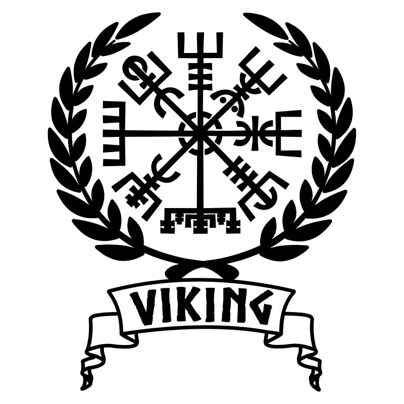 Vegvisir Viking compass in Vikng banner