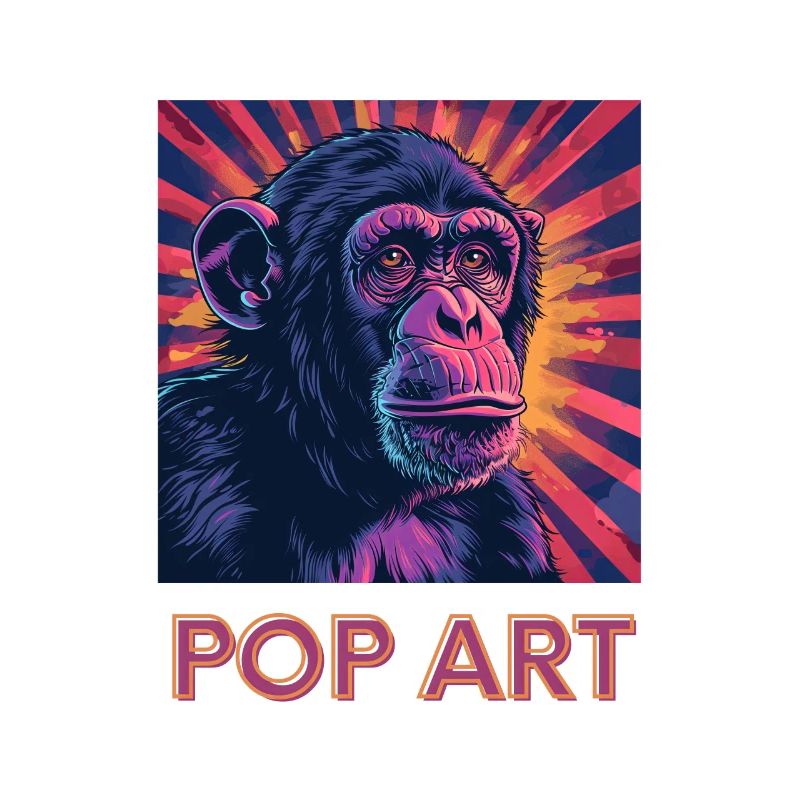 Pop Art Affe