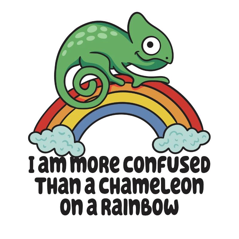 Je suis plus confus qu’un caméléon