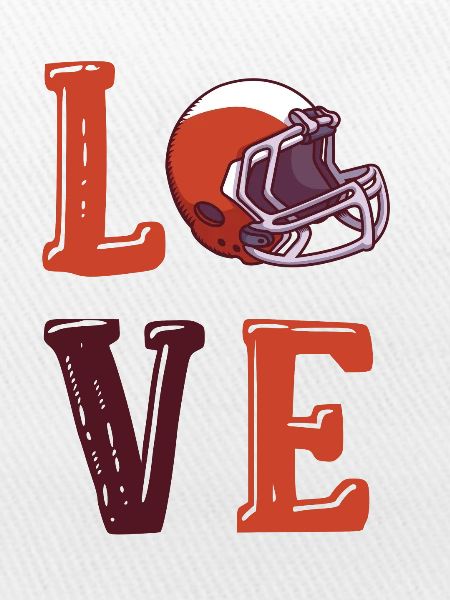 Fußballer Quarterback Liebe Fußball
