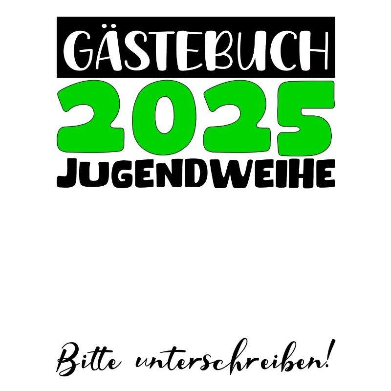 Jugendweihe 2025 Gästebuch Geschenk Mädchen Jungen