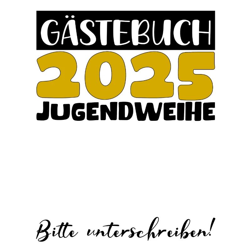 Jugendweihe 2025 Gästebuch Geschenk Mädchen Jungen
