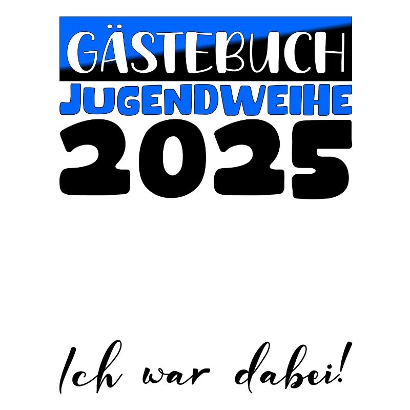 Jugendweihe 2025 Gästebuch Geschenk Mädchen Jungen