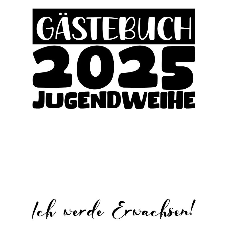 Jugendweihe 2025 Gästebuch Geschenk Mädchen Jungen