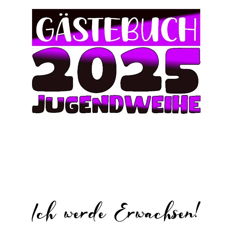 Jugendweihe 2025 Gästebuch Geschenk Mädchen Jungen