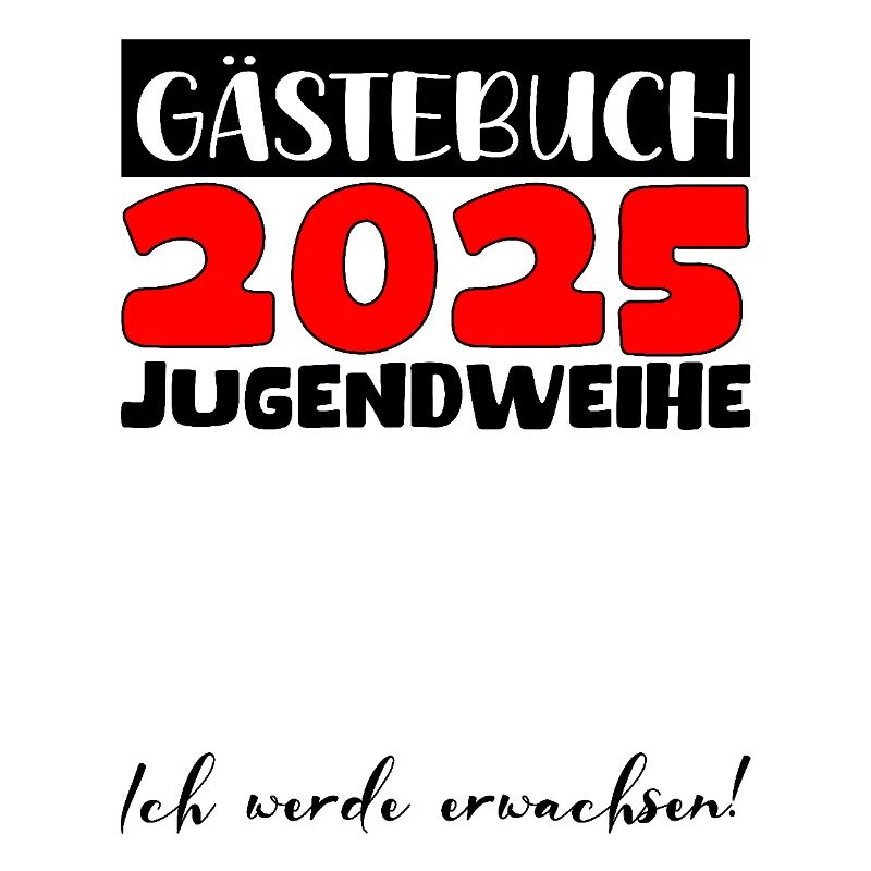 Jugendweihe 2025 Gästebuch Geschenk Mädchen Jungen