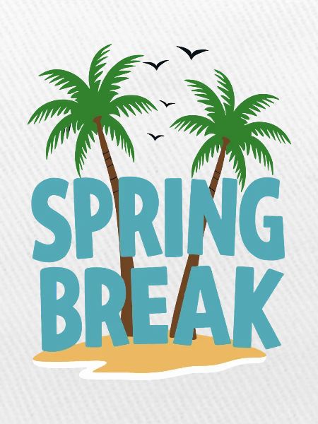 Spring Break Palmen Strand