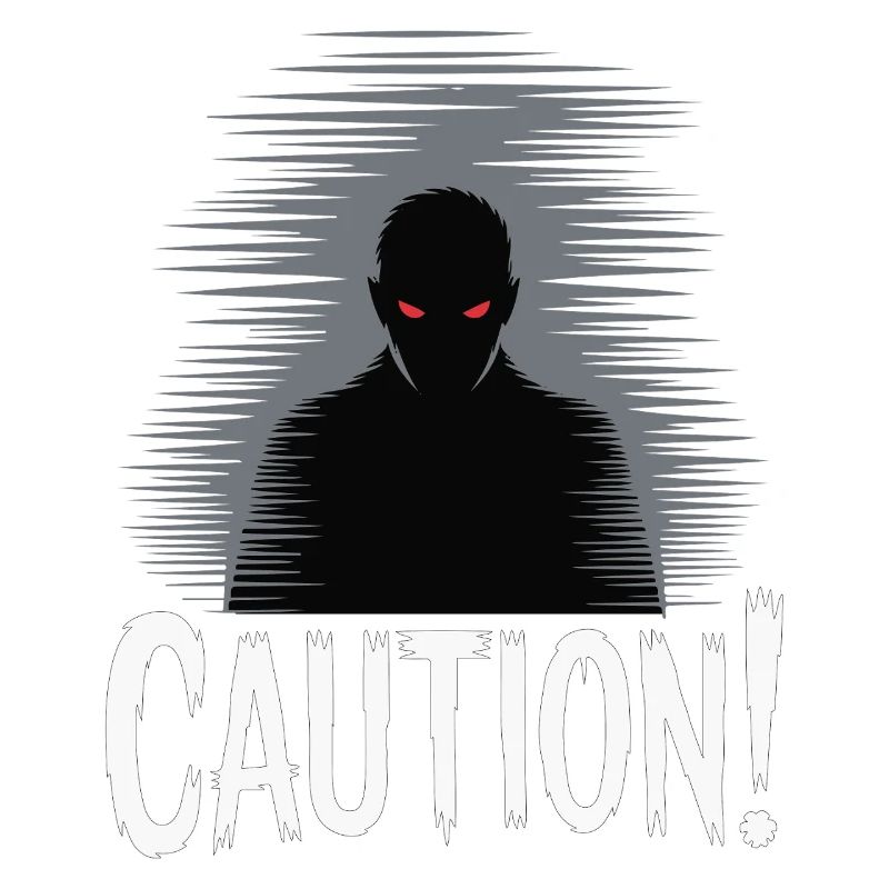 Dark Shadow Caution Graphic