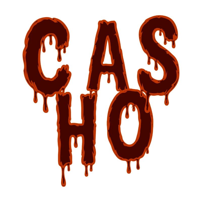 Tropfender Text Horror-Modedesign