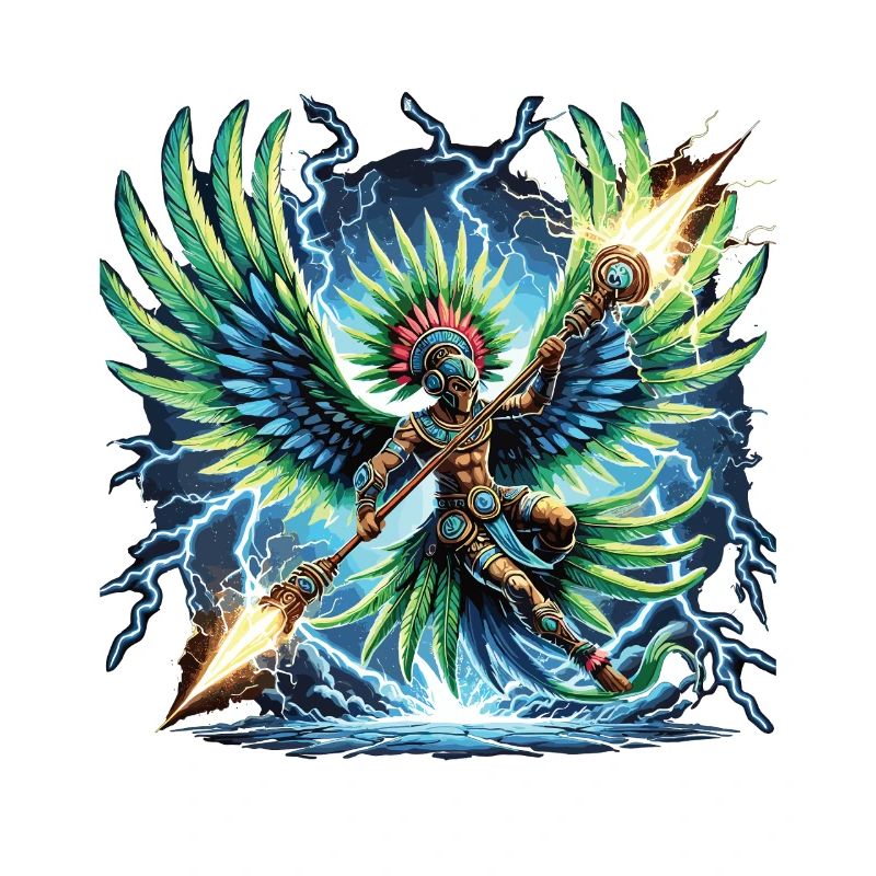 World Form Winged Warrior Aztecs