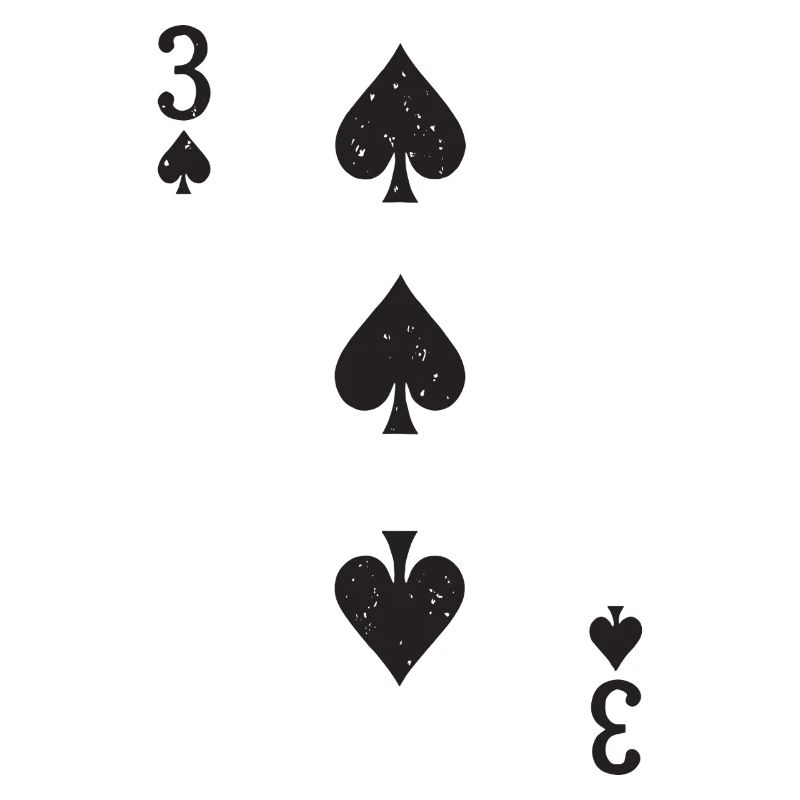 Three spades
