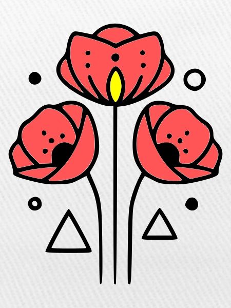 mohnblume-mohnblumen-minimalistisch-line-art-2