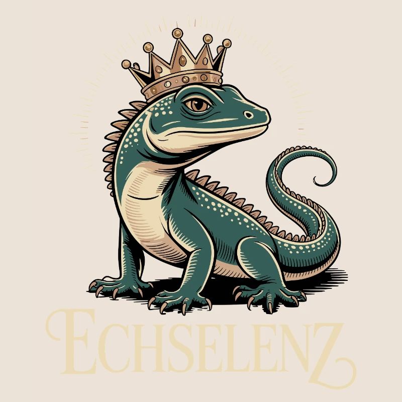 Echselenz Lustige Echse