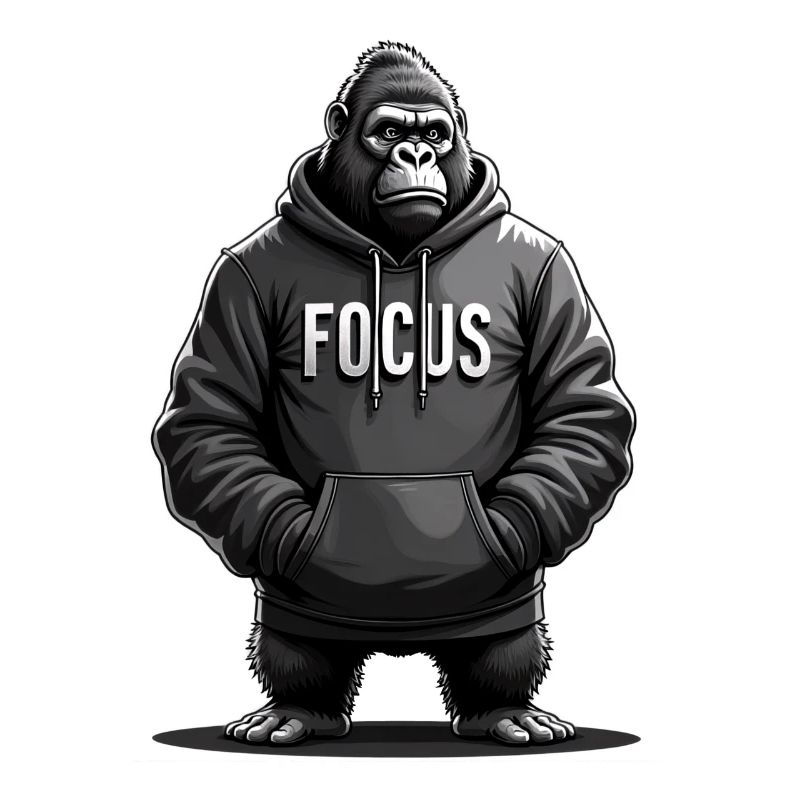 Concentration Gorille Effort Motivation