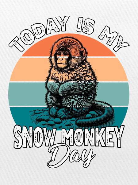 Schneeaffe Snow Monkey