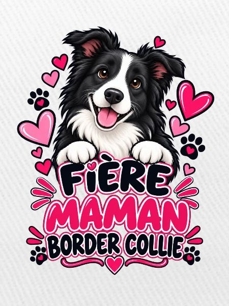 Stolze Border Collie Mama