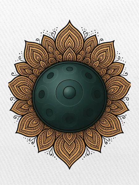 Handpan Mandala Klangmeditation Achtsamkeit