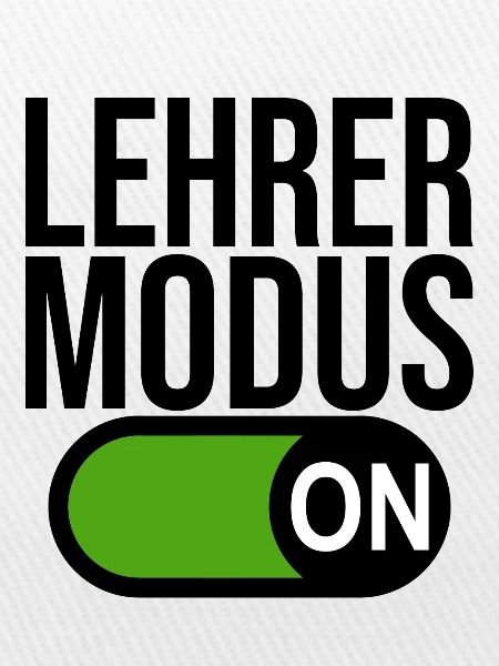 Lehrer Modus (schwarz)
