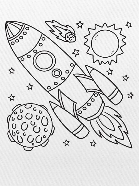 Rakete Weltraum Spaceship