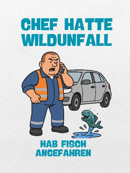 Chef Wildunfall mit Fisch 